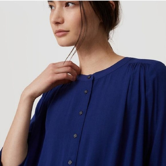 Ann Taylor Loft Tops - 🔷️🆕️Loft Henley Tunic NWOT!